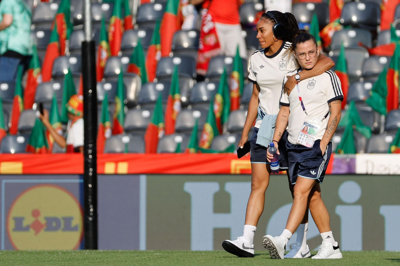 Las fotos del España - Portugal en la Eurocopa femenina