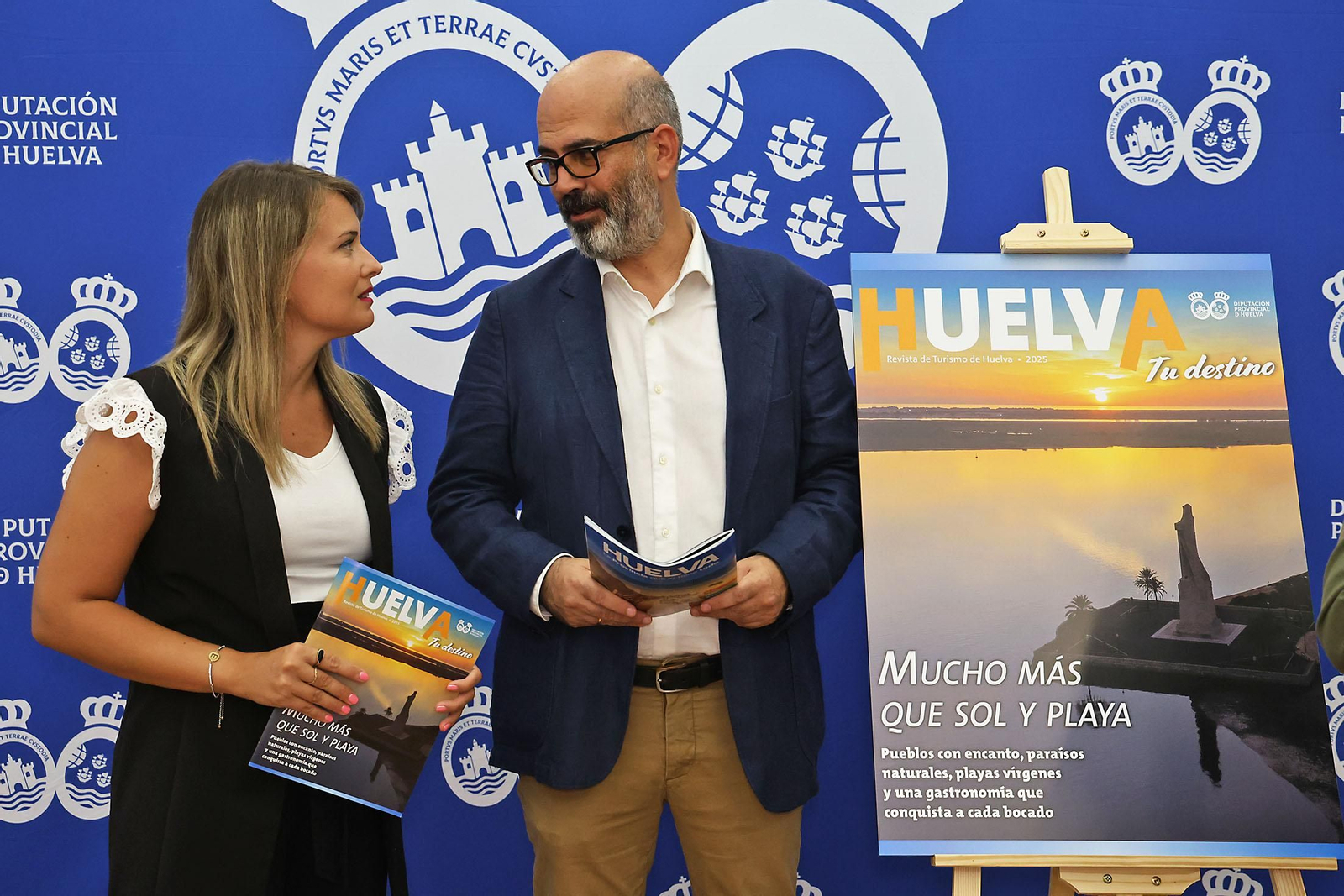 Imágenes de la presentación de la revista de Turismo "Huelva Tu Destino"
