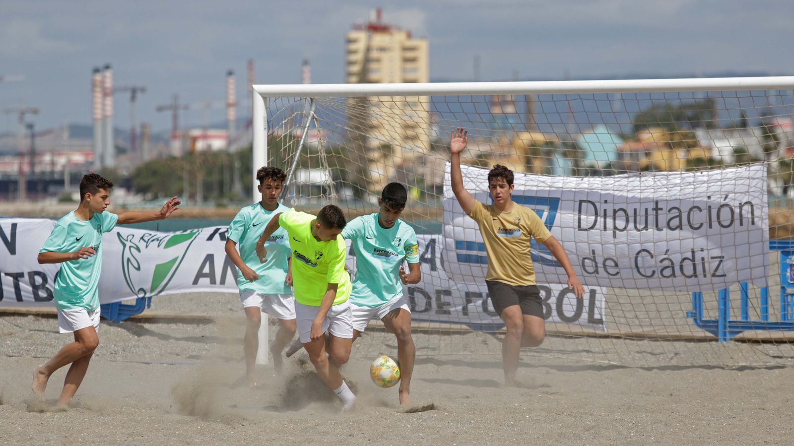 Fotos Torneo de Selecciones Comarcales de Cádiz de Fútbol Playa  categoría cadete en La Línea