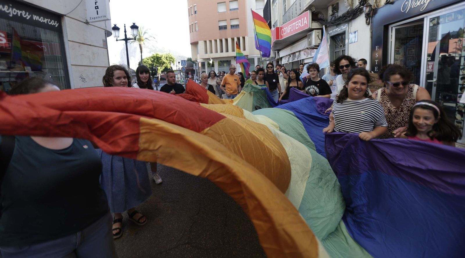 Manifestación por el Día del Orgullo LGTBIQ+ en La Línea