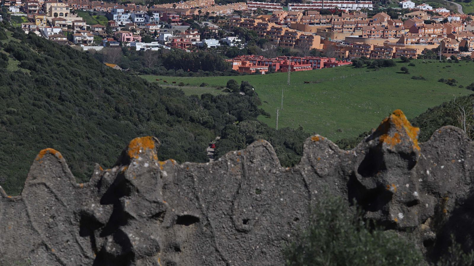 Carretera de Las Pantallas en Algeciras