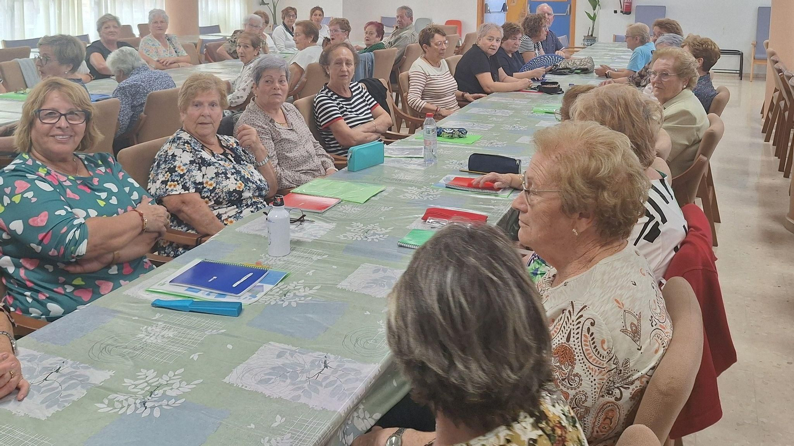 Participantes en los talleres.