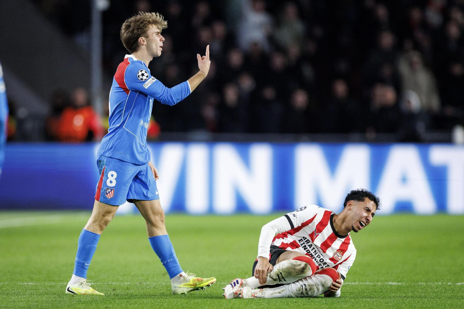 Las imágenes del PSV Eindhoven-Atlético de Madrid