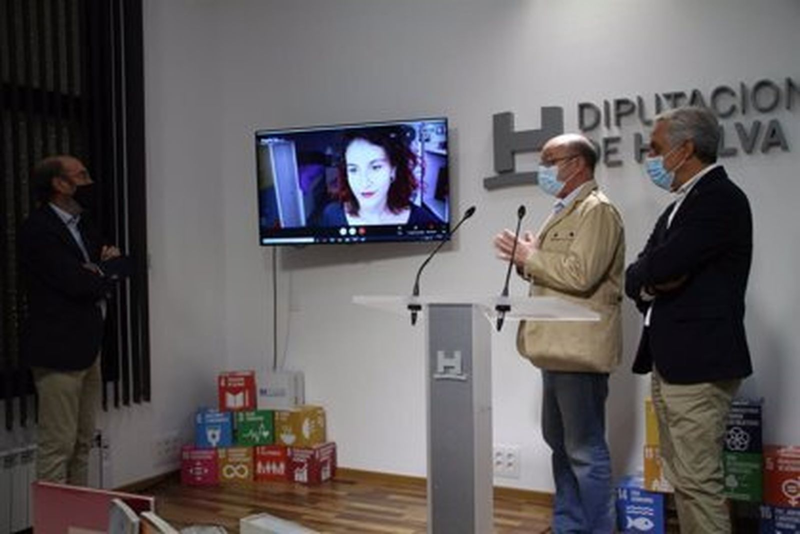 Momento en el que se reconoció a Ángela Barrera