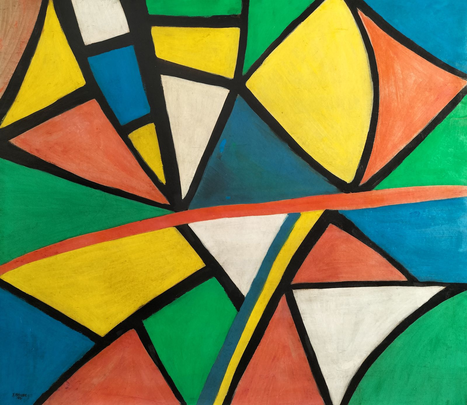 Uno de los cuadros de e Javier Monge que se podrá ver en el centro cultural Alfonso X El Sabio.