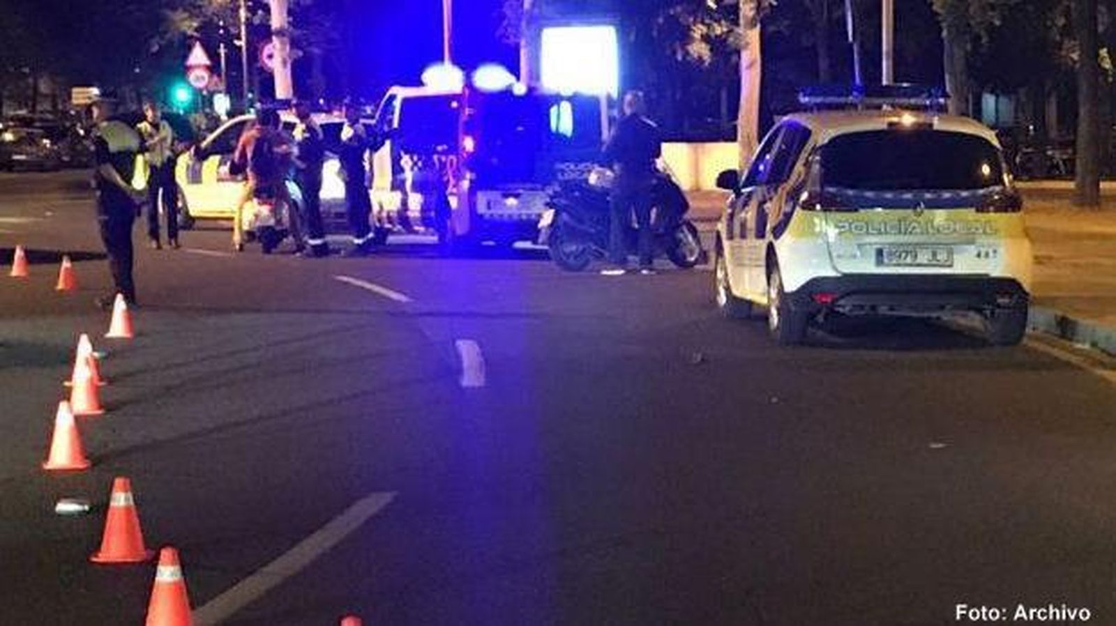 Imagen de archivo de una operación de la Policía Local.