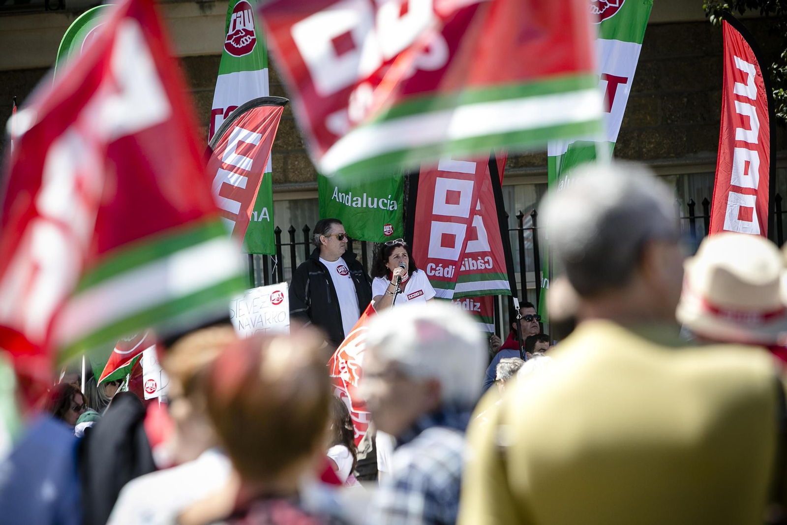 Manifestación del 1 de mayo en Cádiz