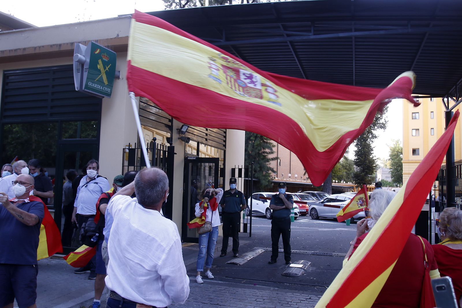 CONCENTRACION EN ERITAÑA EN FAVOR DE LA GUARDIA CIVIL