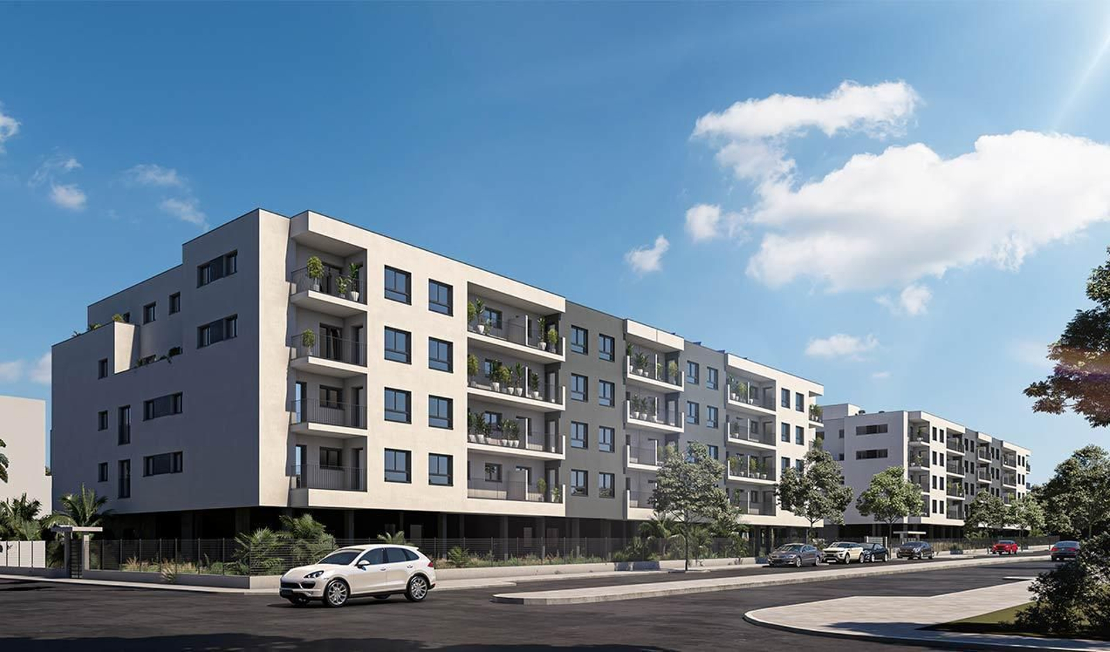 Diseño de la promoción residencial en la zona de El Atabal. Diseño de la promoción residencial en la zona de El Atabal.