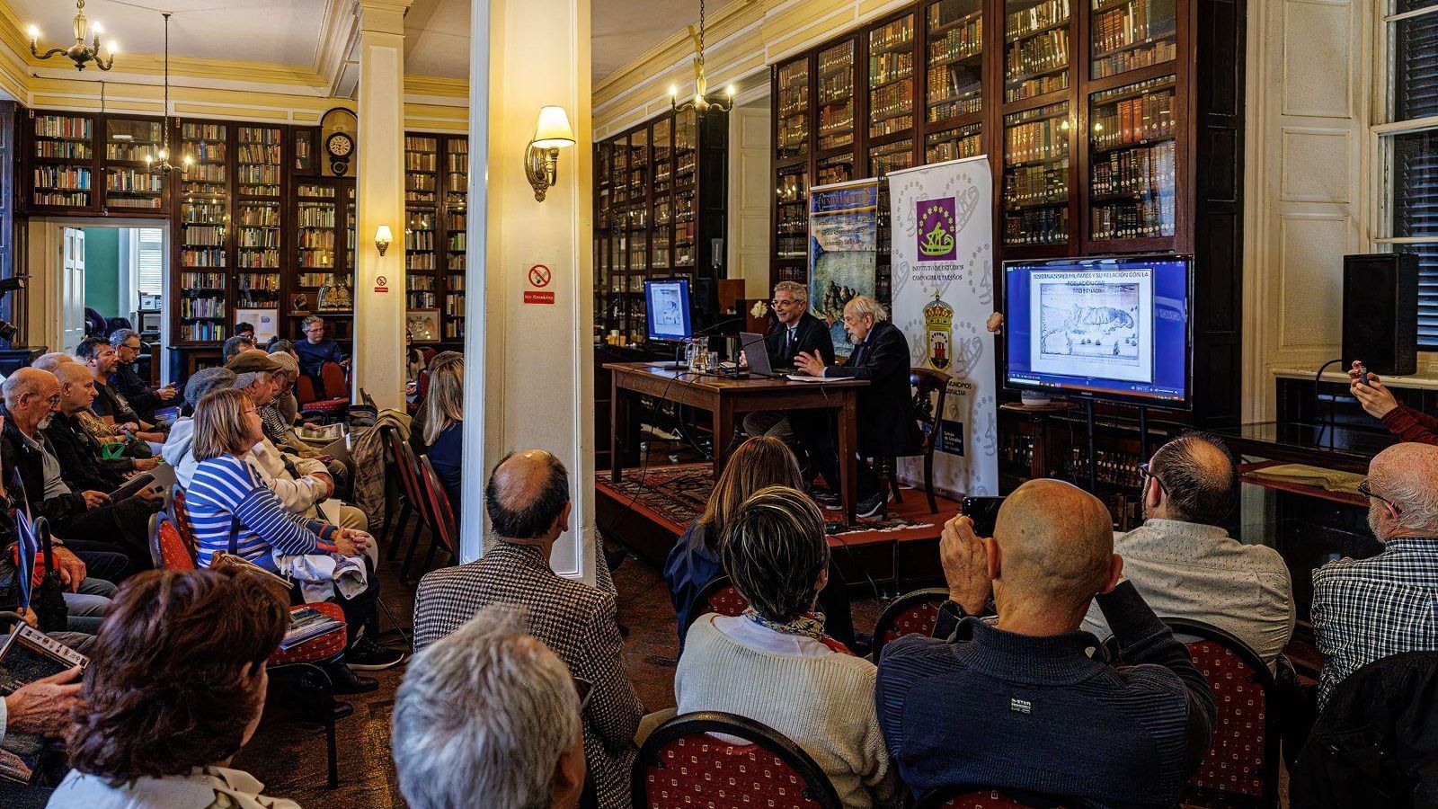Un momento de la conferencia de apertura de las Jornadas de Historia.