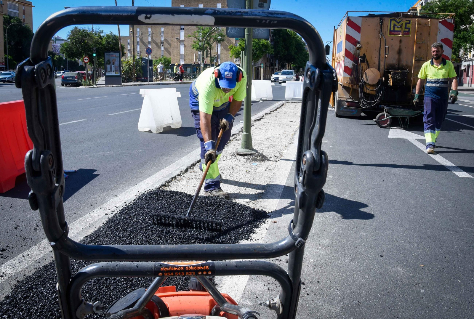 La primera fase de la construcción de la Línea 3 Norte de Metro de Sevilla