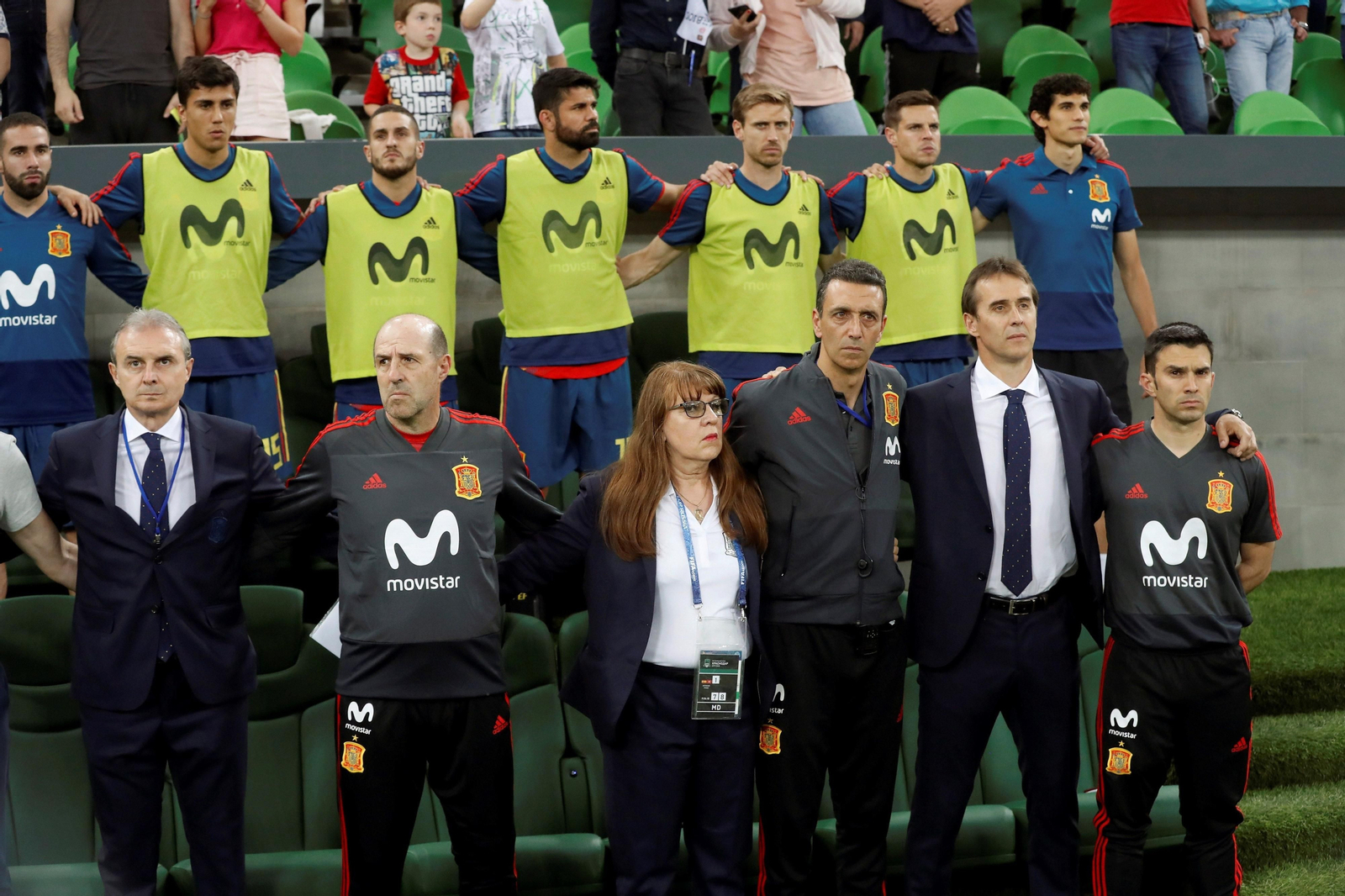 Las imágenes del España-Túnez