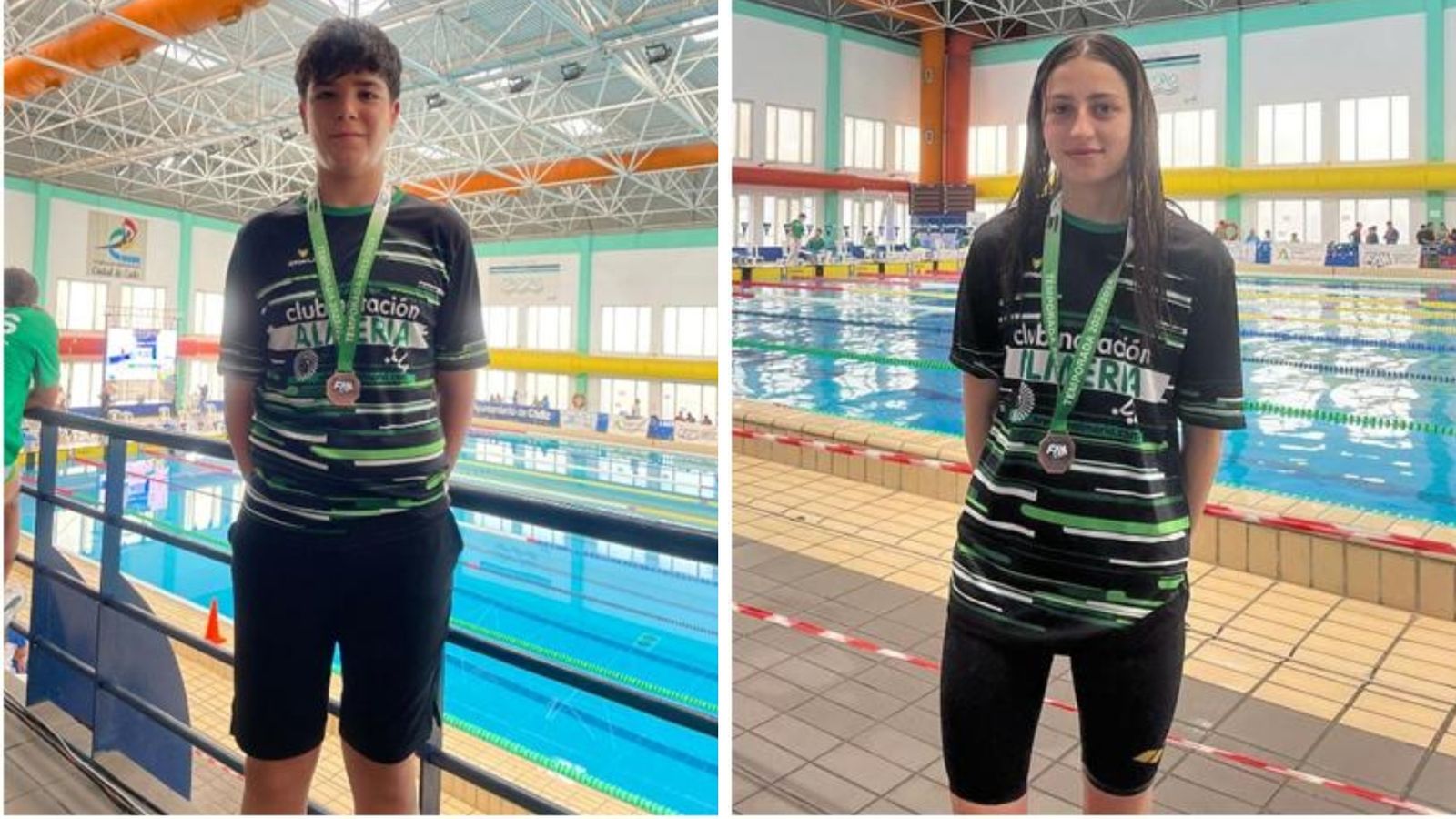 Raúl Fernández y Lara Gallardo, dos de los más destacados en categoría infantil.