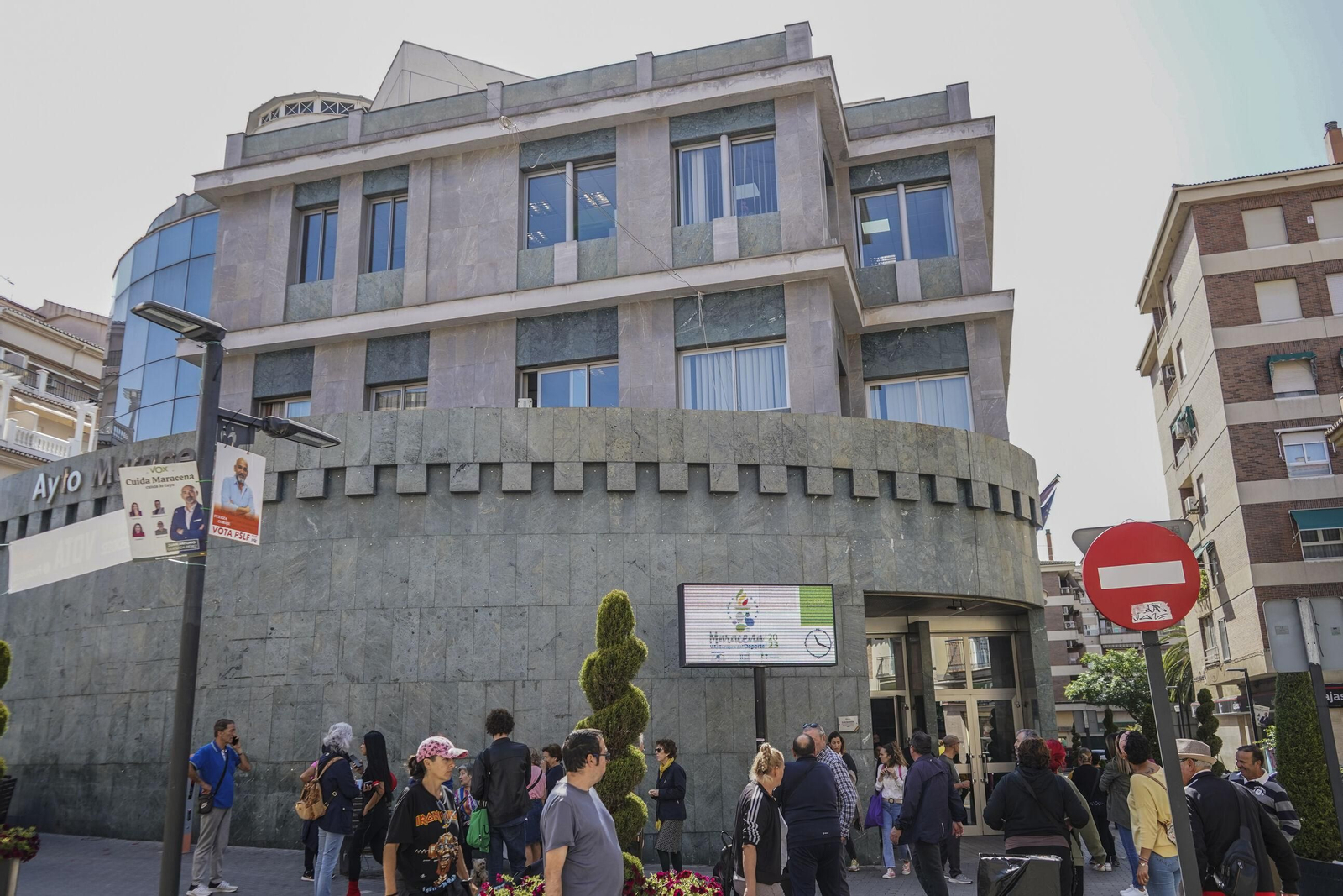 Fachada del Ayuntamiento de Maracena en una imagen de archivo.