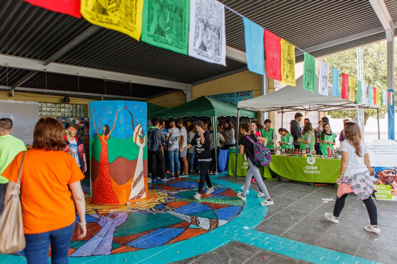 Una de las actividades en las que ha participado el alumnado del Fernando Quiñones.