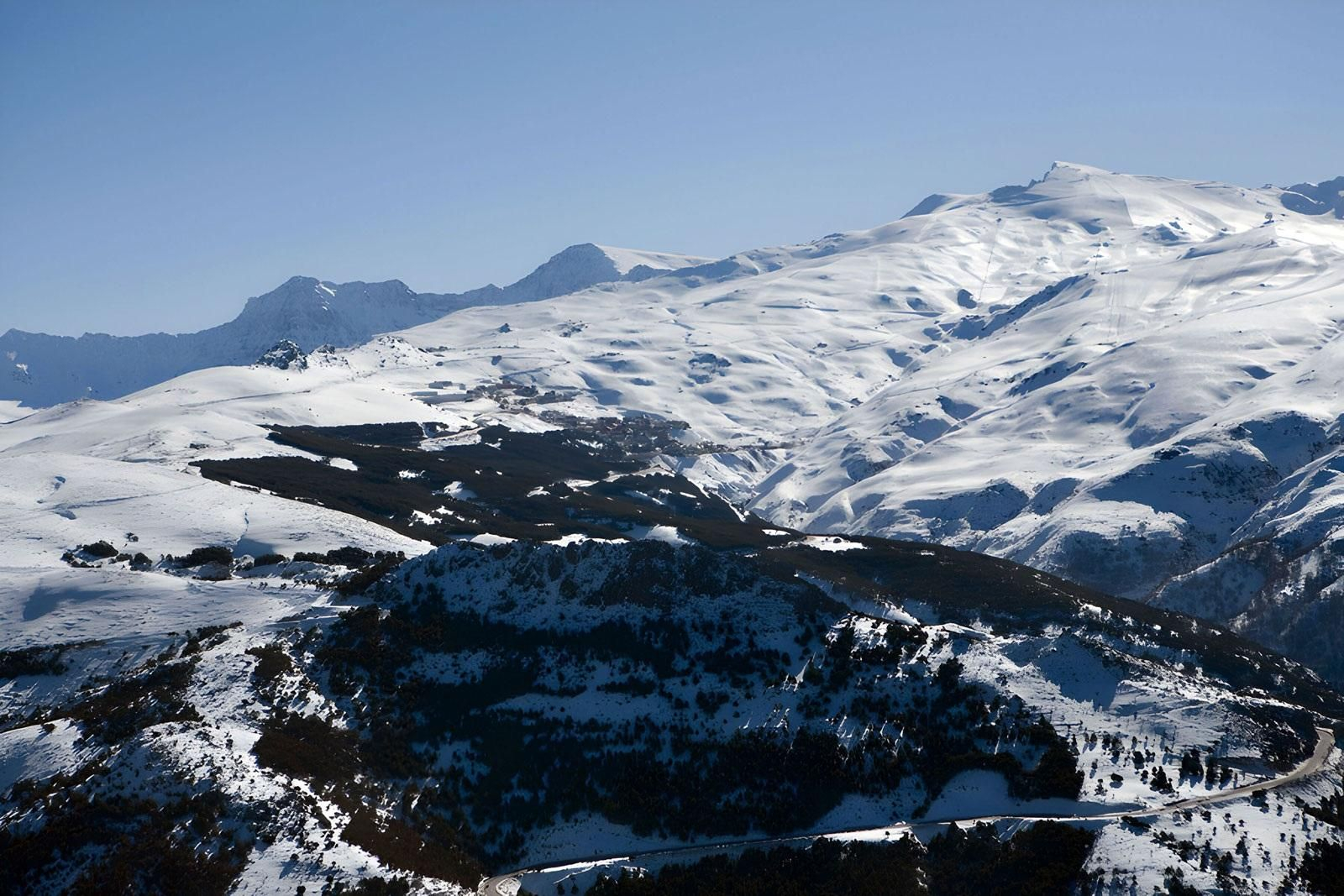 Imagen de archivo del Parque Nacional y Natural de Sierra Nevada durante el invierno