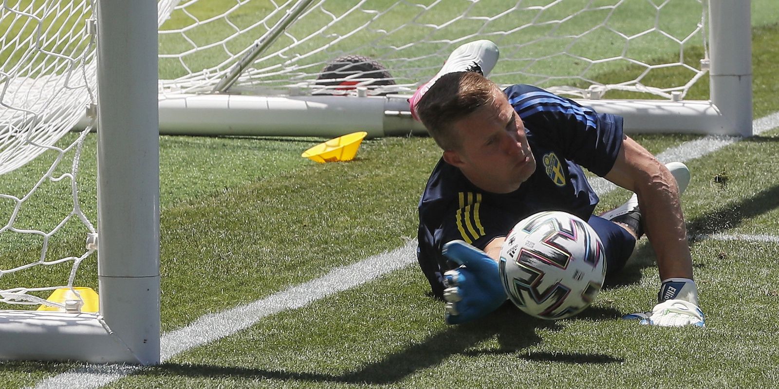 ¡Suecia entrena a las 14:30 en La Cartuja con 33 grados!