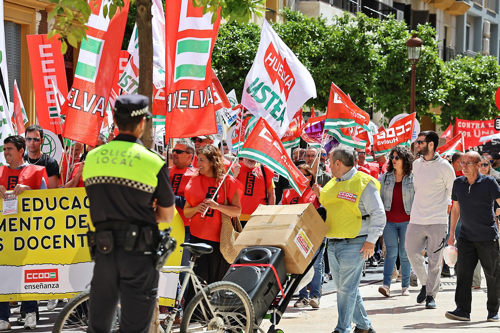 Imágenes de la manifestación en defensa de la educación pública