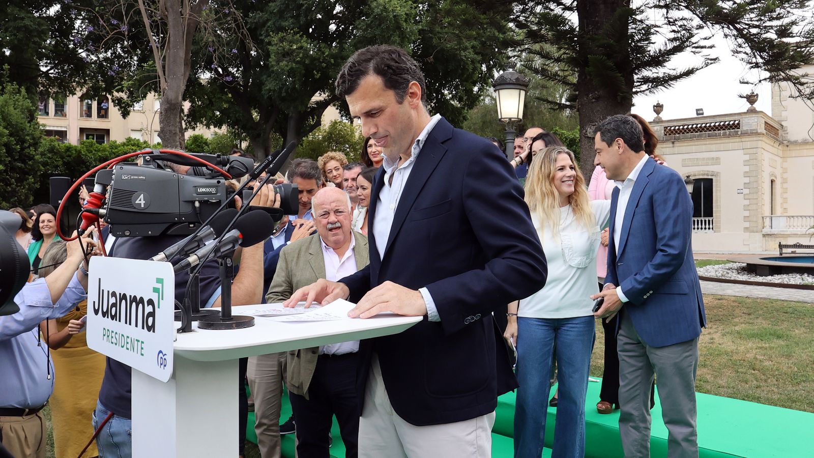 Juanma Moreno en Jerez