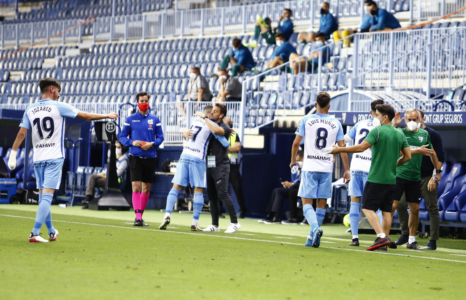 El Málaga CF-Castellón, en fotos