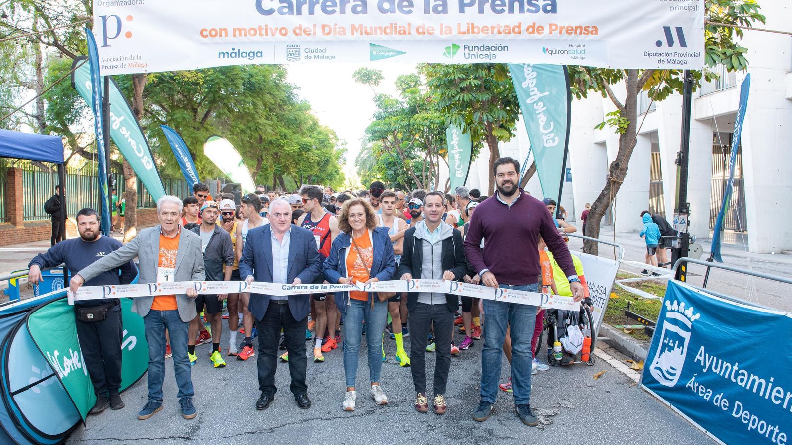 Búscate en las fotos de la Carrera de la Prensa en Málaga