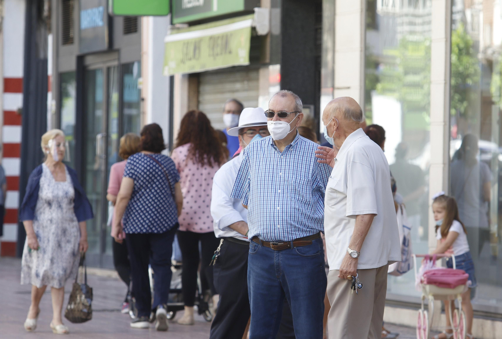 Vecinos del barrio de la Viñuela.