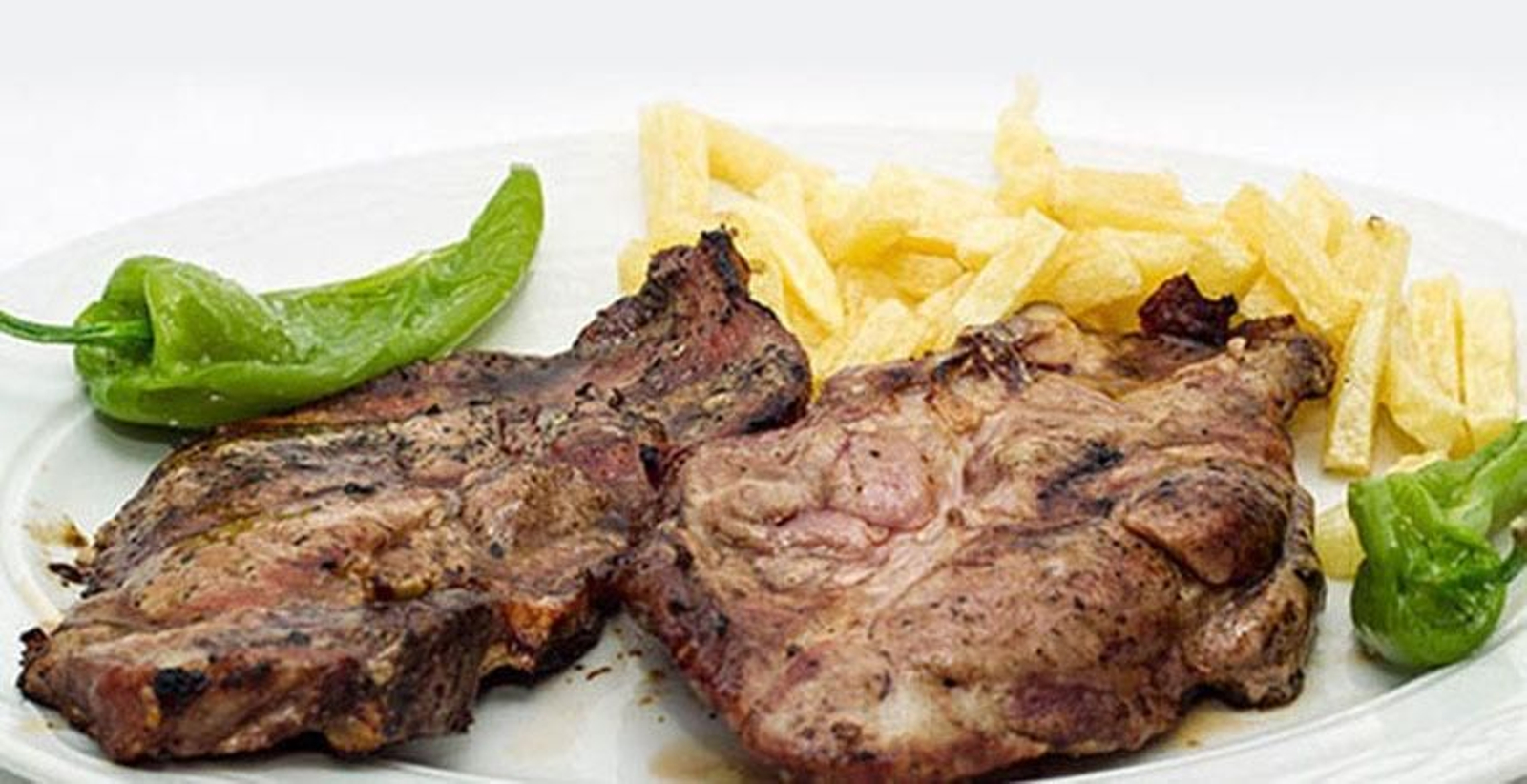 Un plato de carne del bar El Punto.