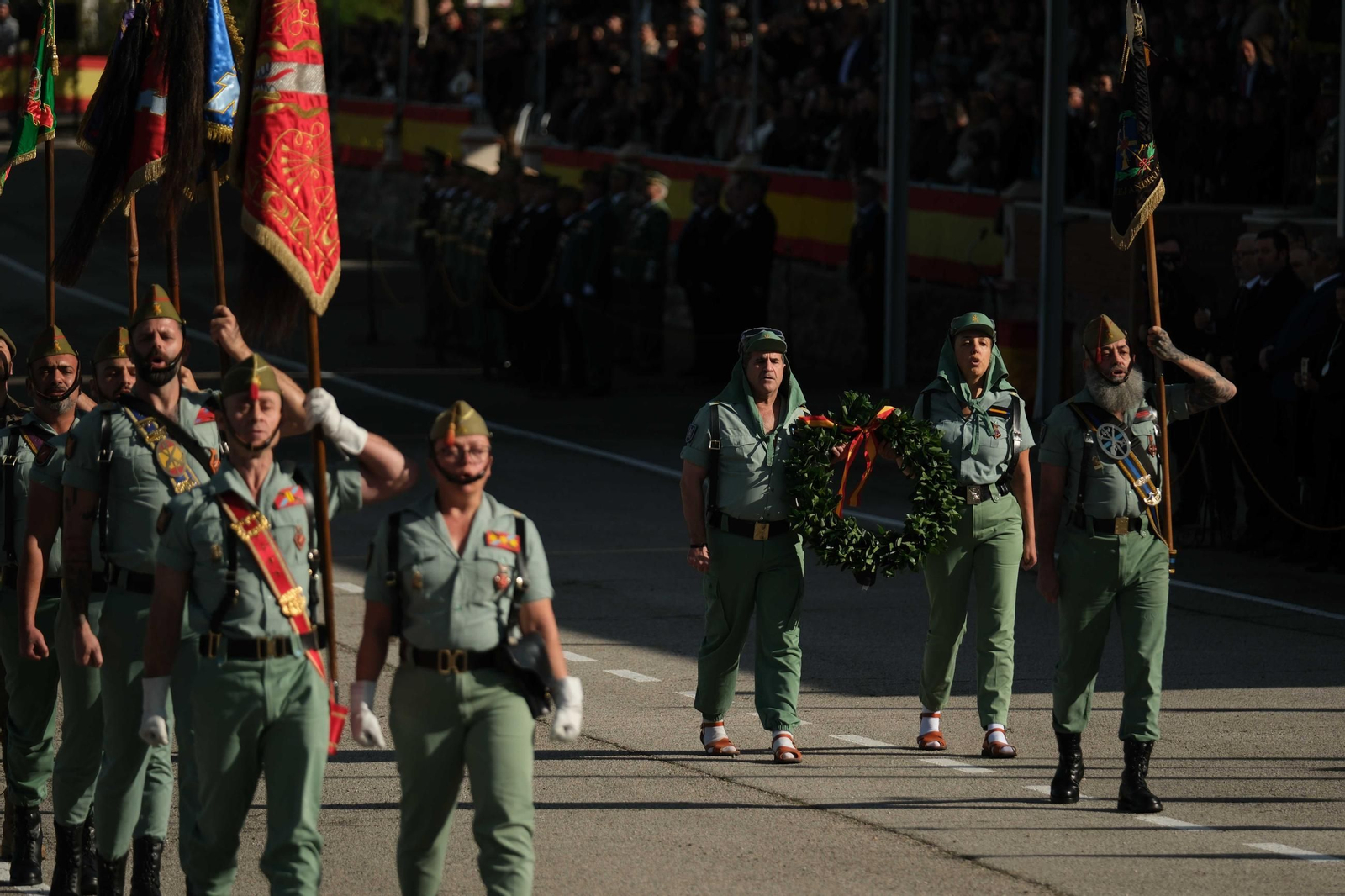 Celebración de la patrono de la Legión, en imágenes