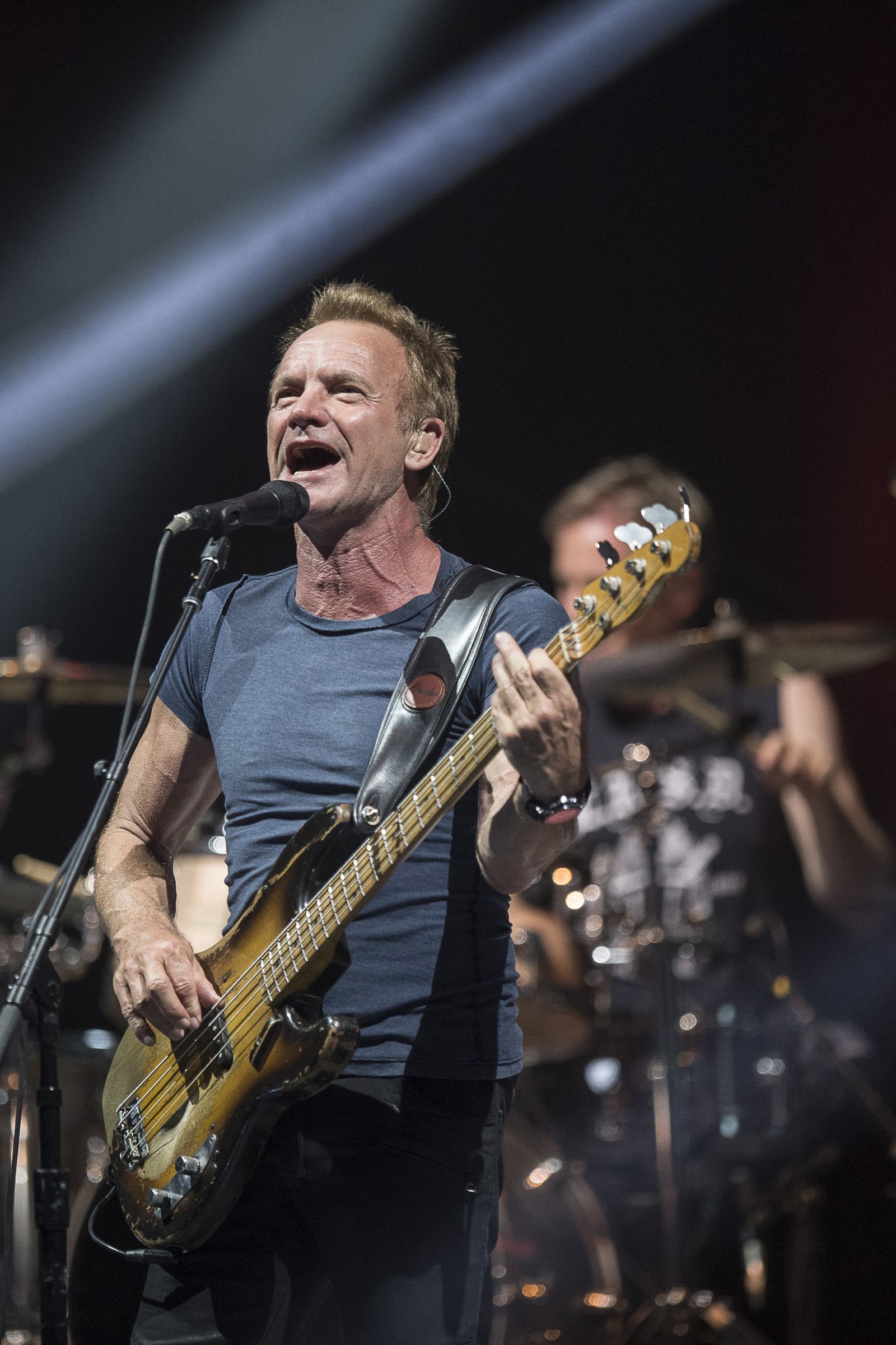 Sting en uno de sus conciertos.
