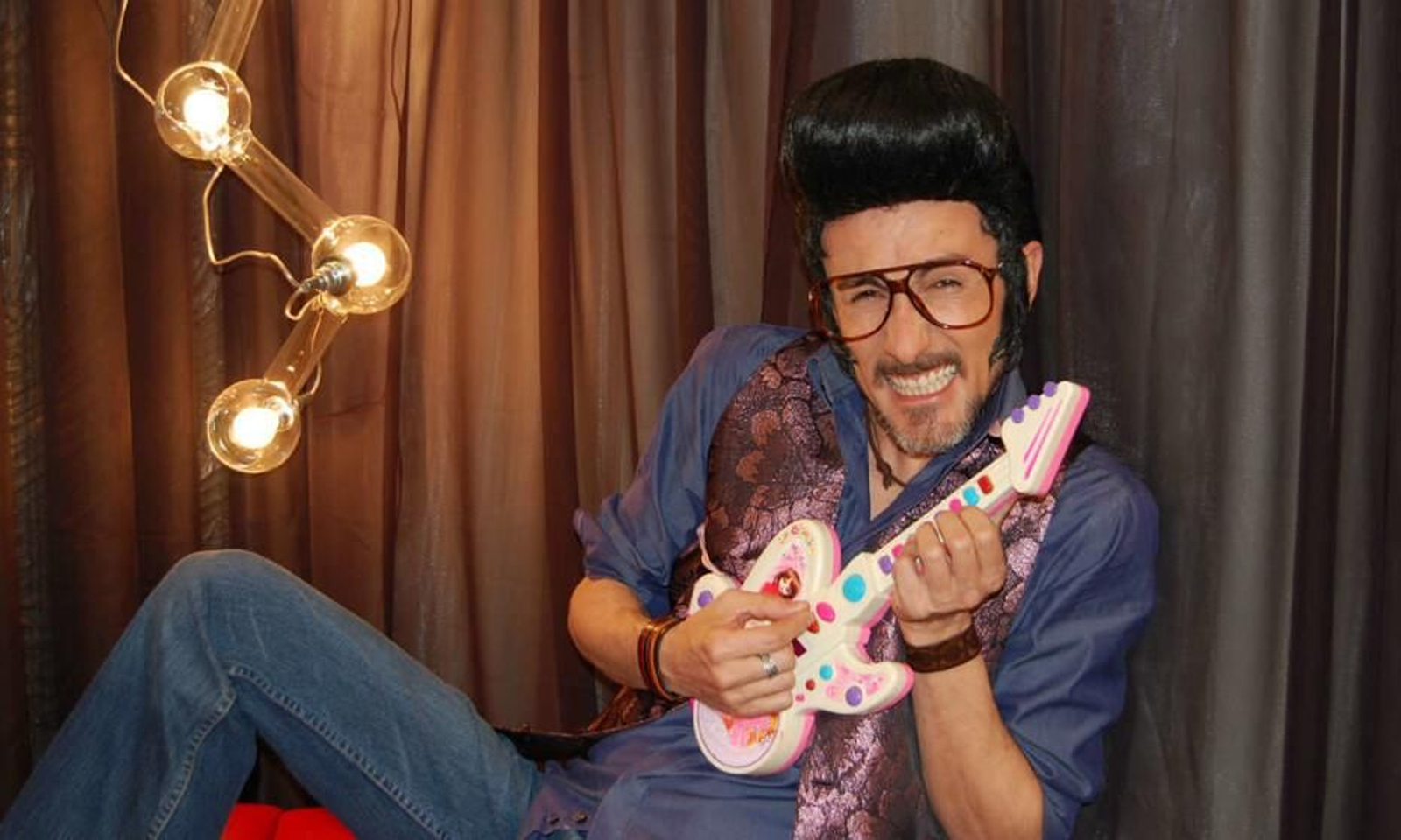 David Fernández como Rodolfo Chikilicuatre en su experiencia en Eurovisión en 2008