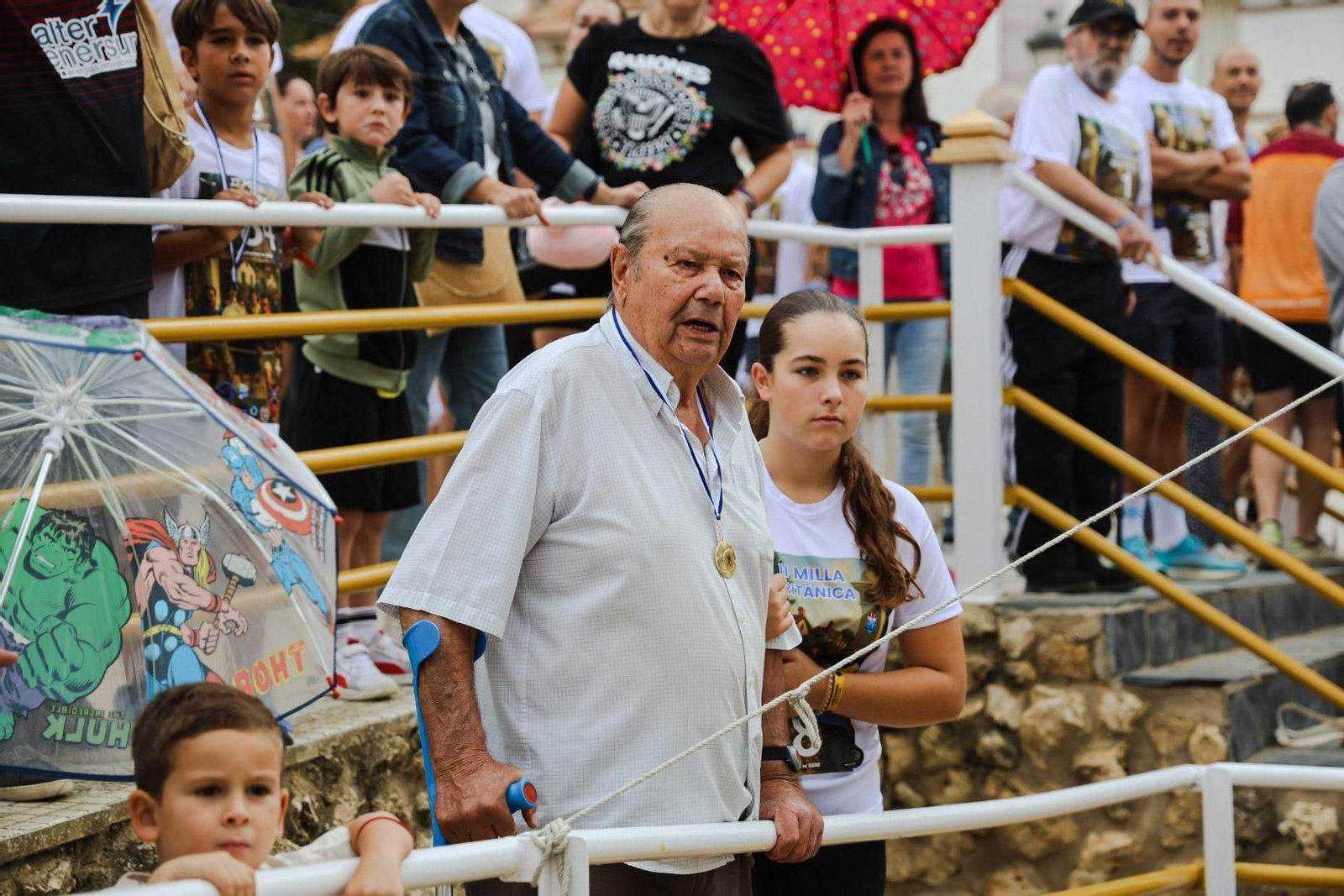 Imágenes de la 'II Milla Británica' en el Barrio Obrero con motivo de la Feria del Legado Británico