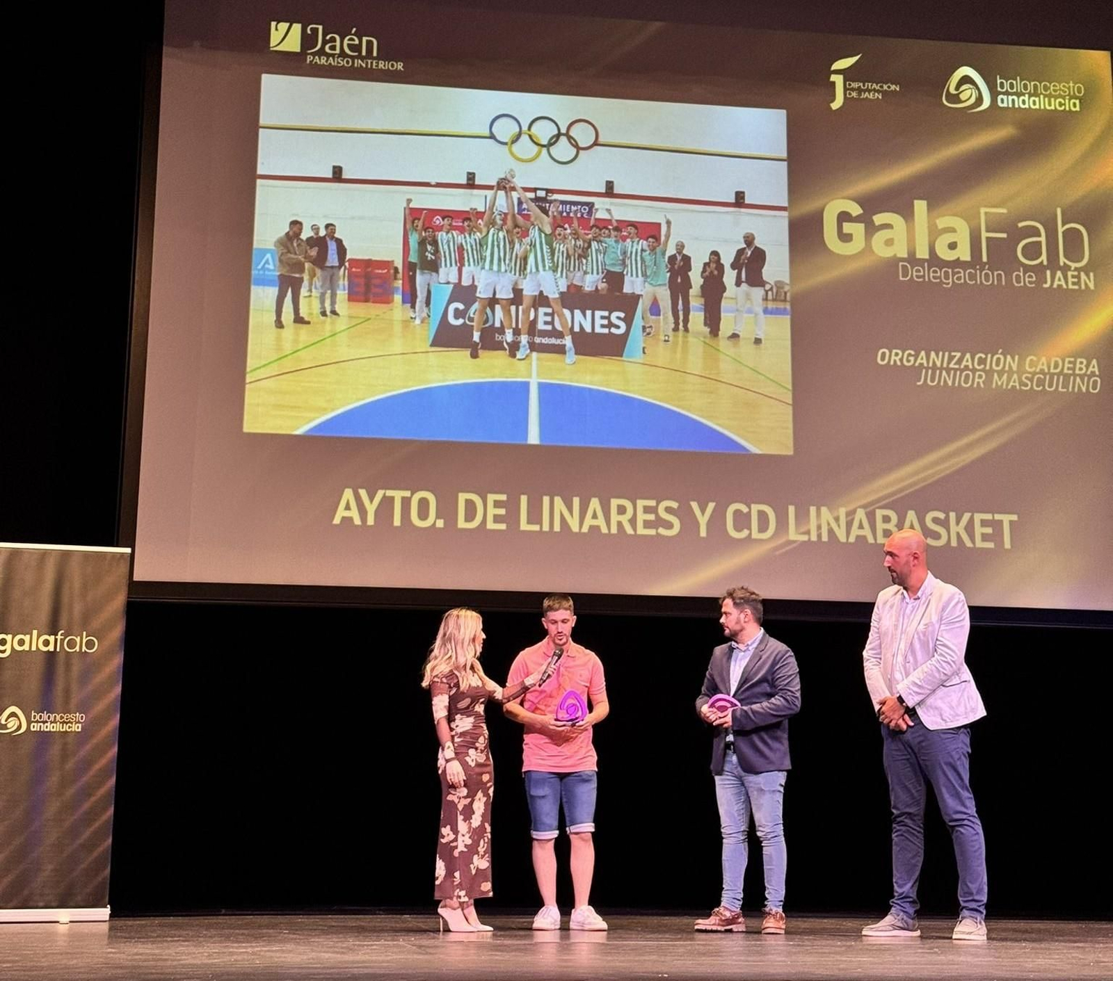 En imágenes: reconocimiento al baloncesto provincial en la Gala FAB Jaén 2025