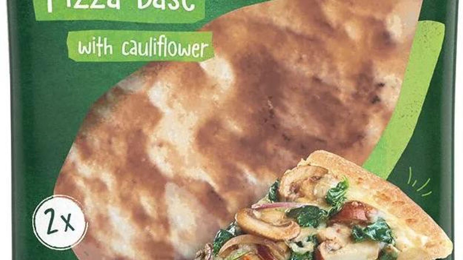 Base de pizza vegana de Vemondo