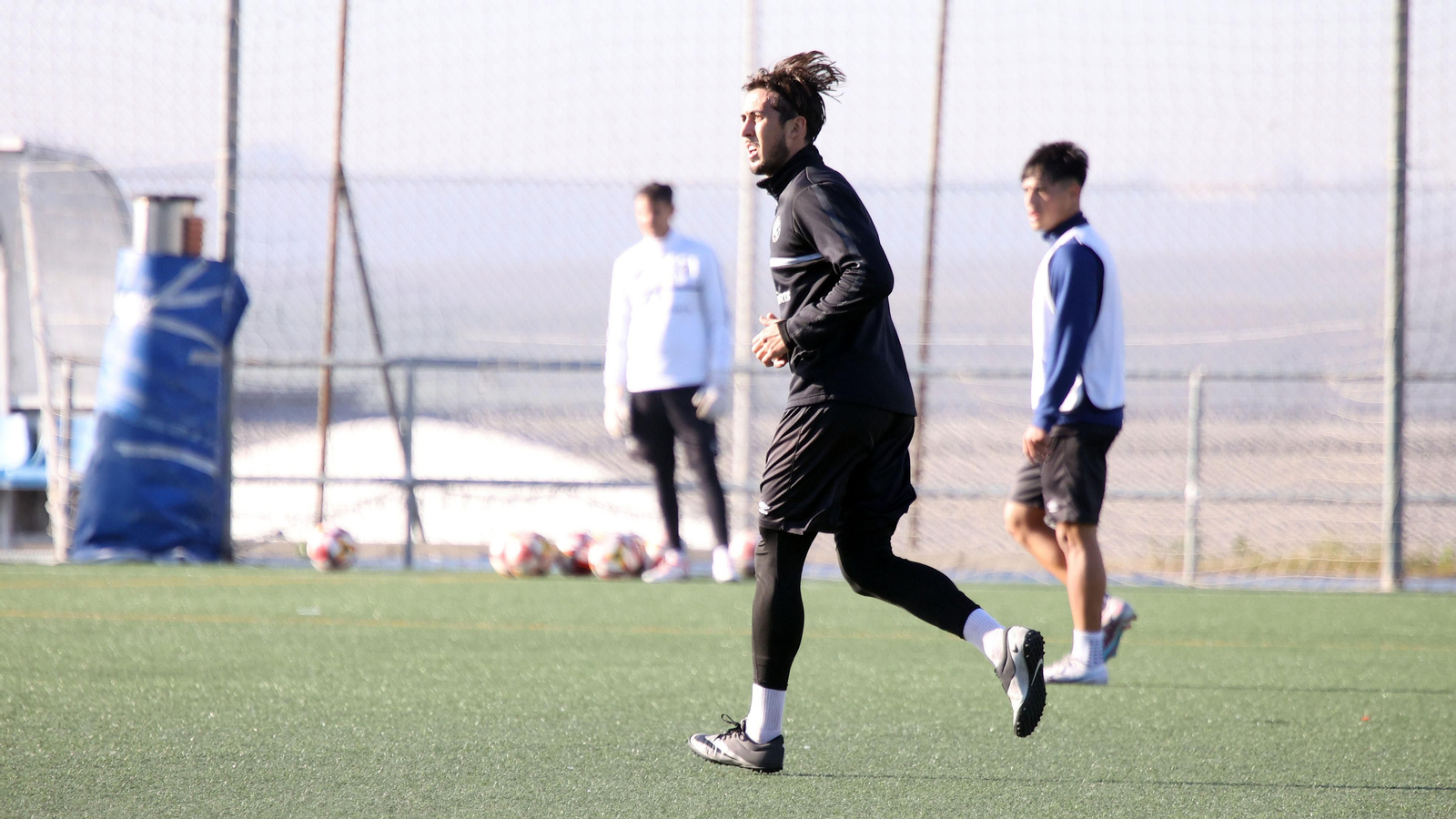 Primer entrenamiento del Xerez DFC en Picadueñas