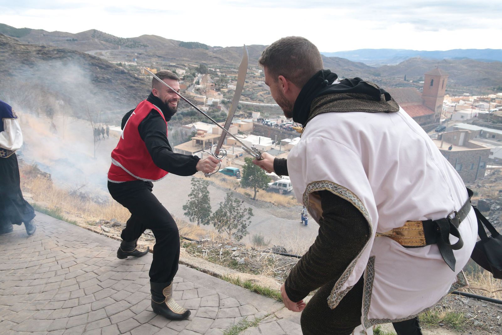 Los Moros y Cristianos de Gérgal se enfrentan en las fiestas de San Sebastián