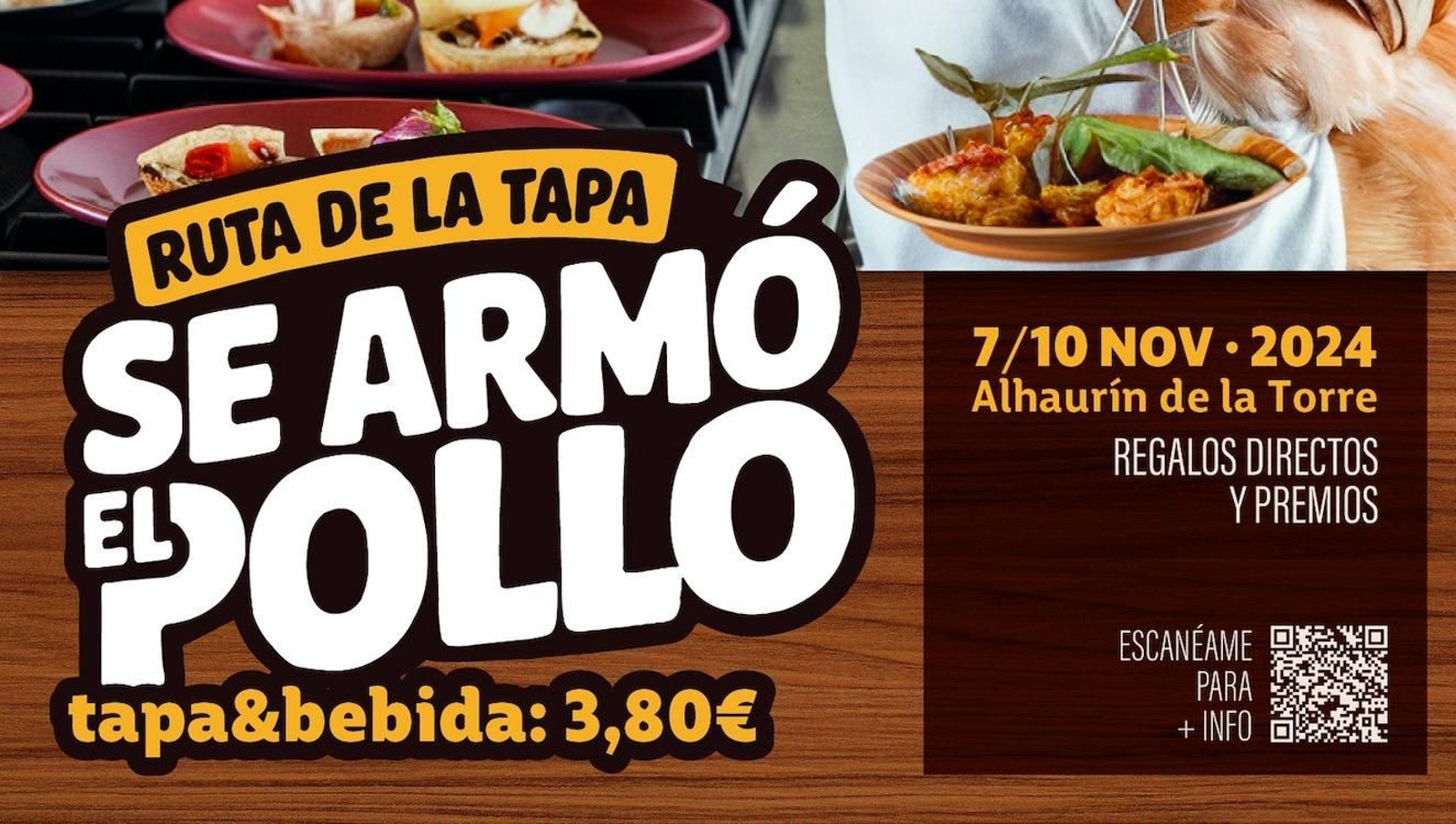 Cartel promocional de la Ruta de la Tapa de Alhaurín de la Torre