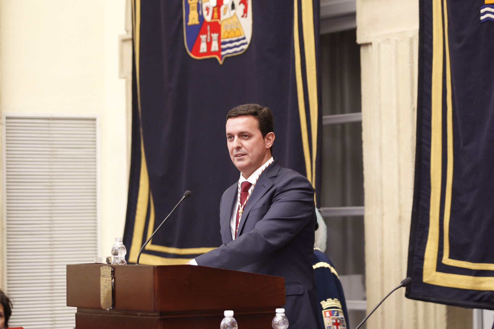 Pleno investidura Presidente Diputación de Almería. Javier Aureliano García