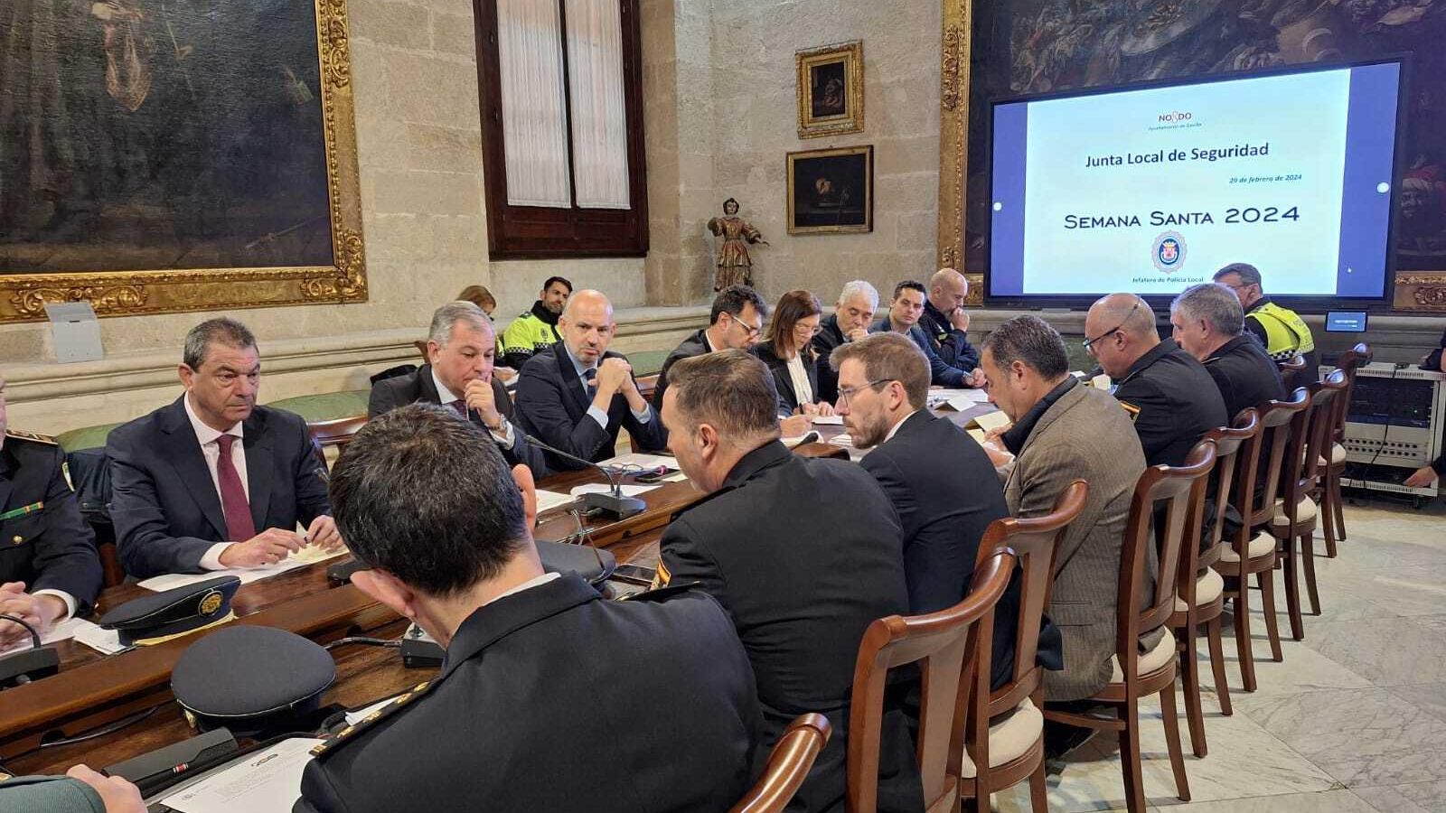 Reunión de la Junta Local de Seguridad.