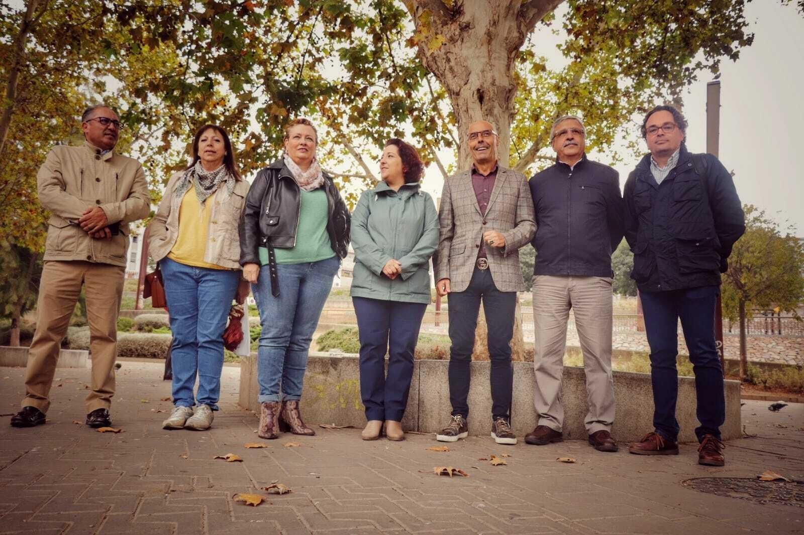 Paseo electoral del PSOE en el Sector Sur.