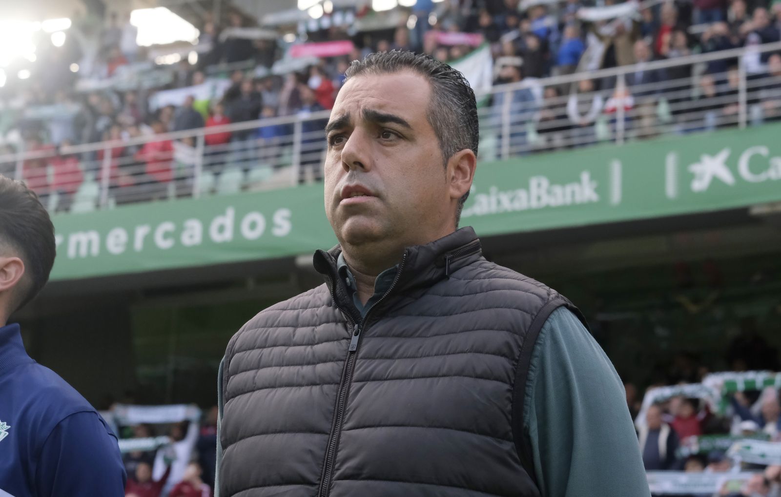 Germán Crespo, durante un partido en El Arcángel.