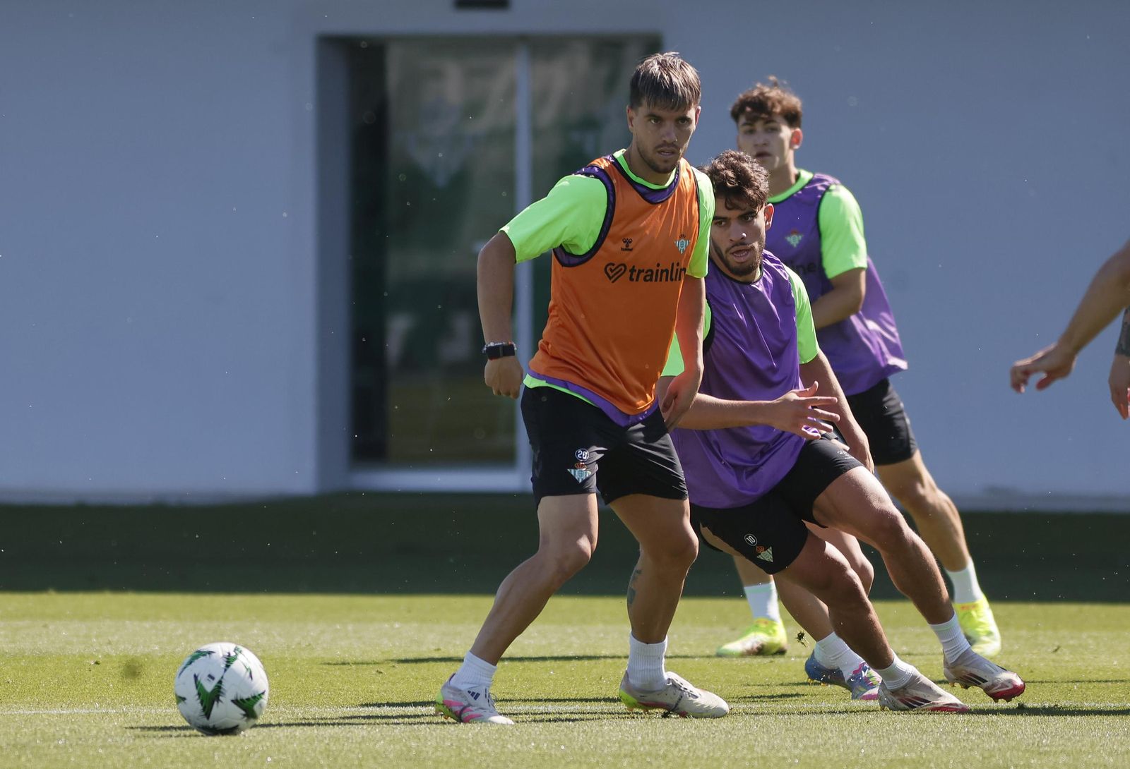 Las imágenes del entrenamiento del Betis