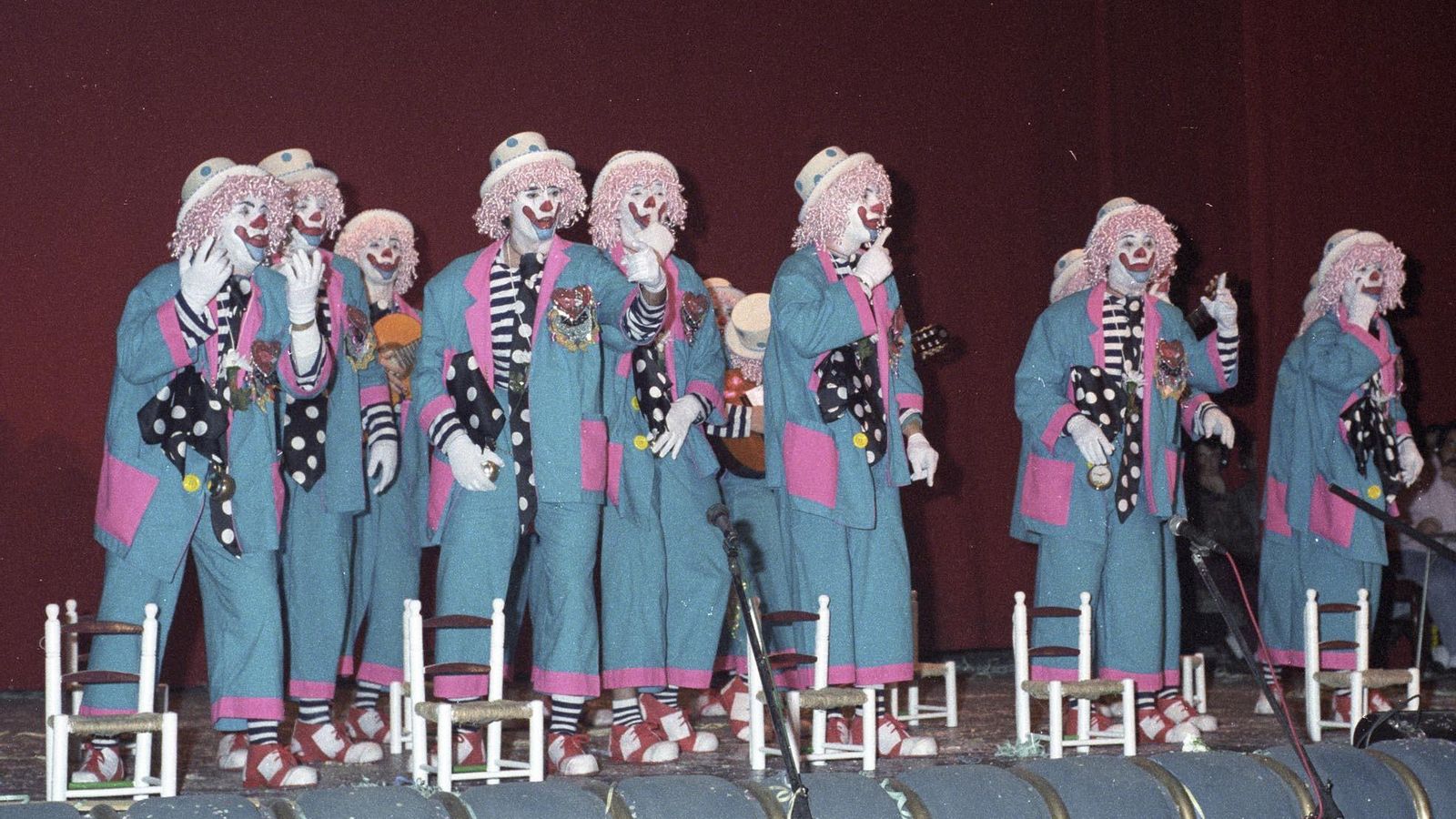 La comparsa 'Sonri-sillas'