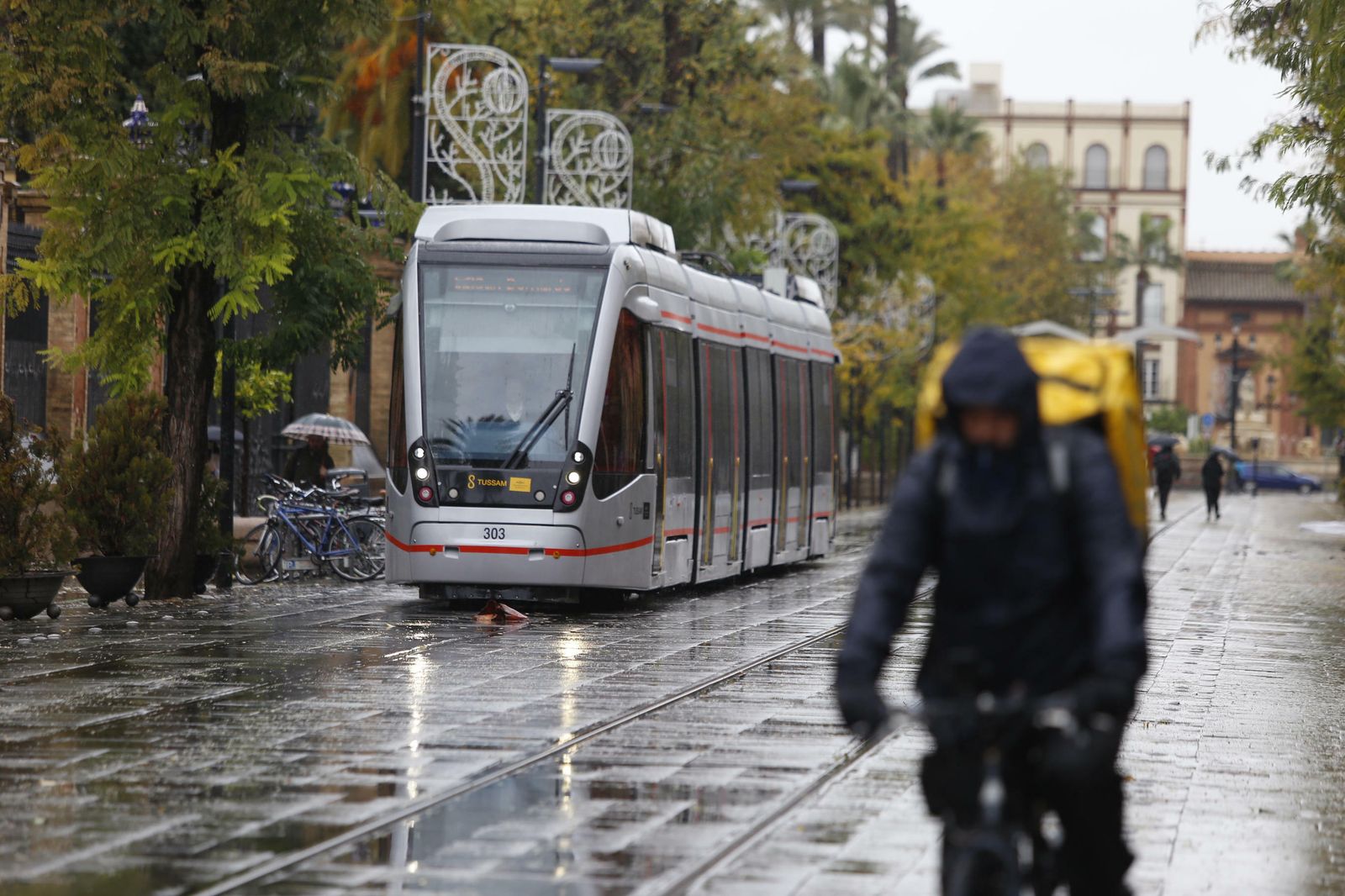 Las imágenes del temporal en Sevilla