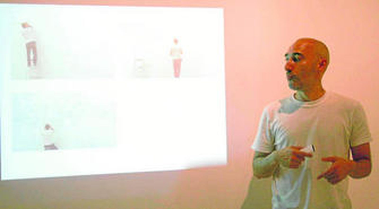 El artista linense Juan Carlos Bracho.