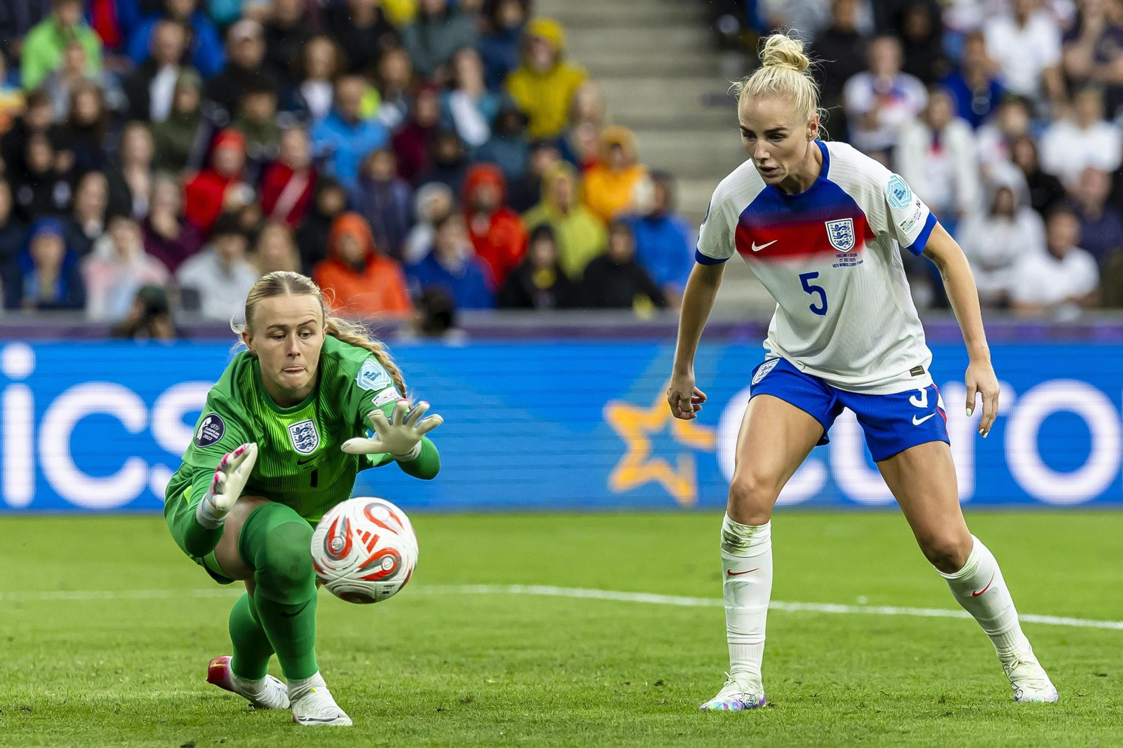 Las mejores imágenes de la final España - Inglaterra de la Eurocopa femenina