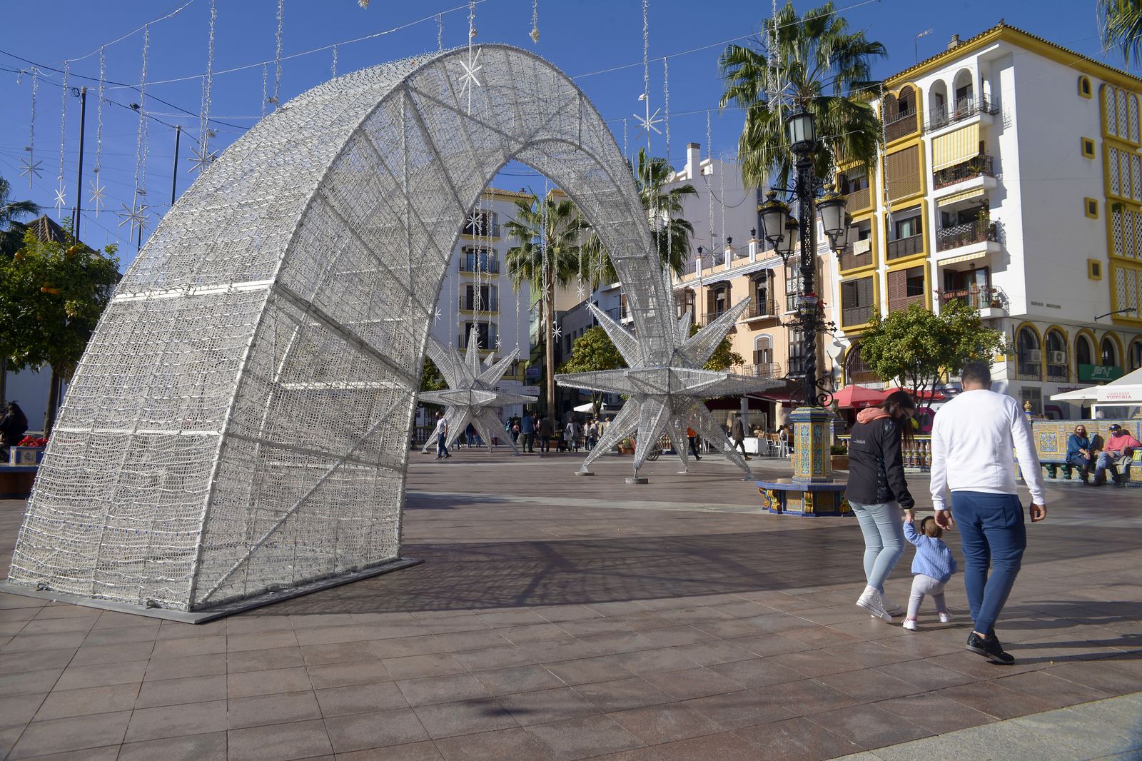 Fotos de ambiente navideño en Algeciras.