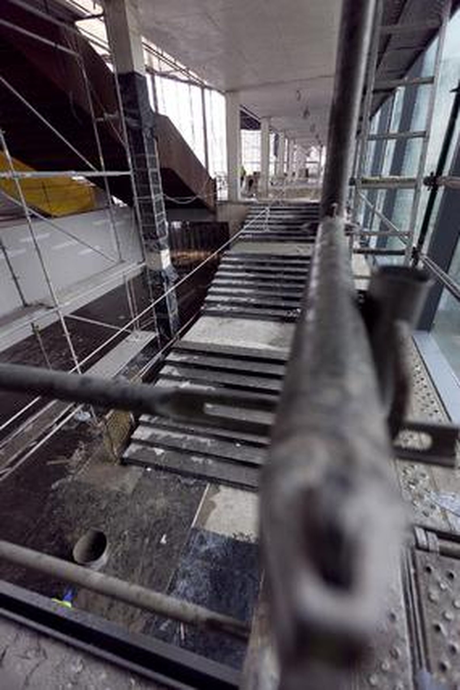 Estado de las obras de ampliación de Fibes, que espera estar en funcionamiento en los próximos meses.

Foto: Jaime Martínez