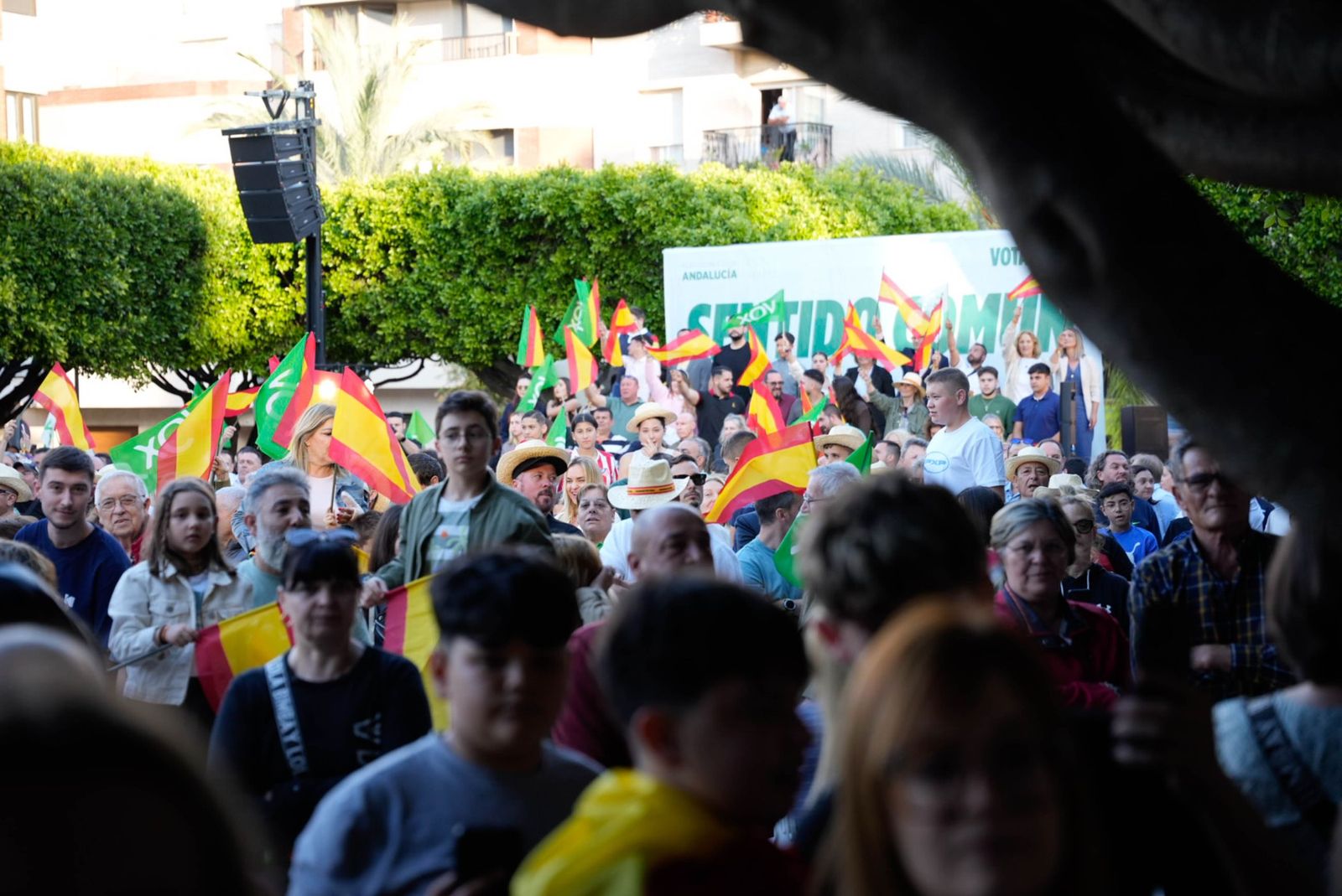 Las imágenes del acto público de Vox con Santiago Abascal en El Ejido