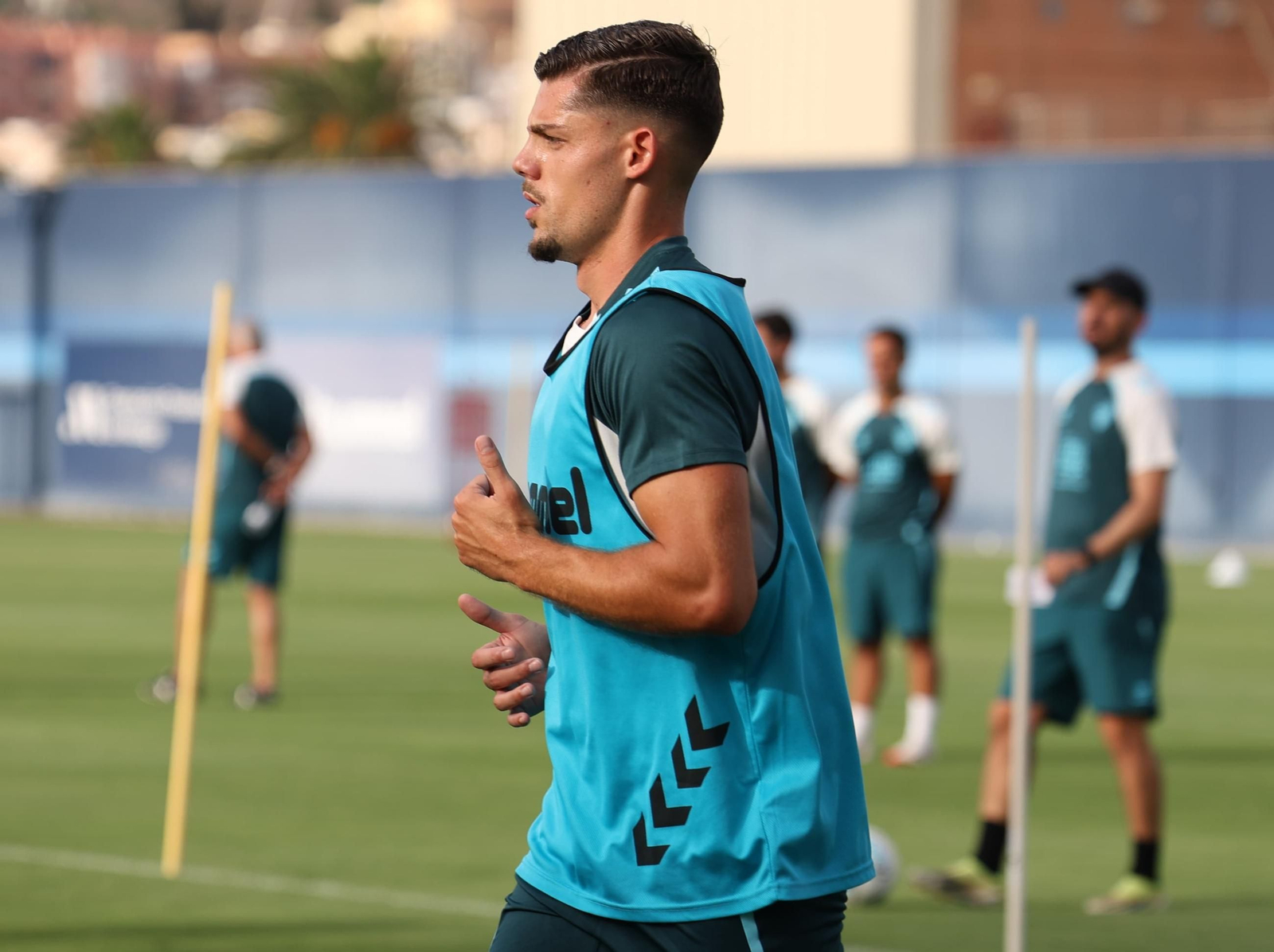 Javi Montero ya trabaja con el Málaga CF en el Anexo de La Rosaleda
