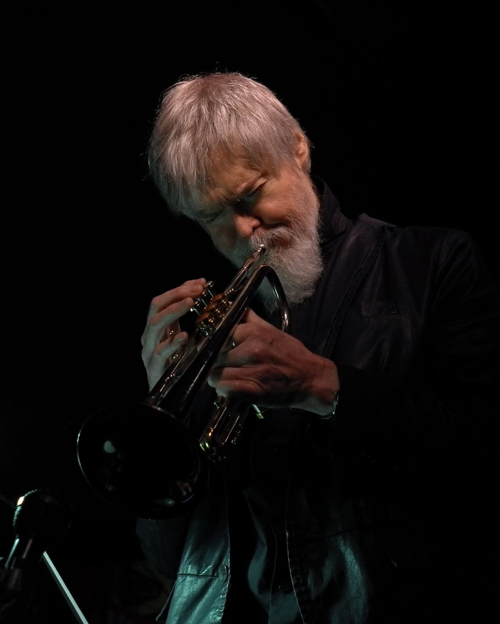 El trompetista estadounidense Tom Harrell.
